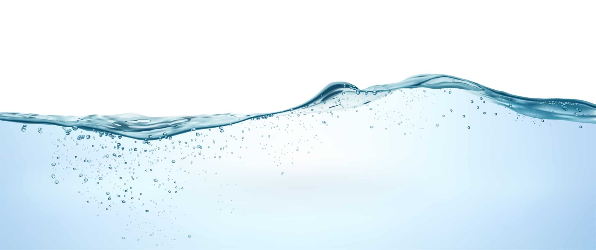 A wave of water showing hydrotherapy in Apollo Bath bathign systems